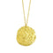 Hammered Medallion Necklace